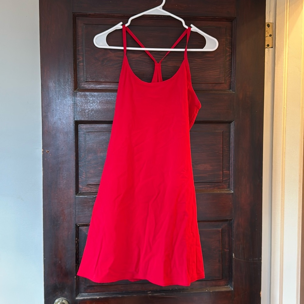 Outdoor Voices red exercise dress
